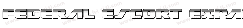 Federal Escort Expan字体转换